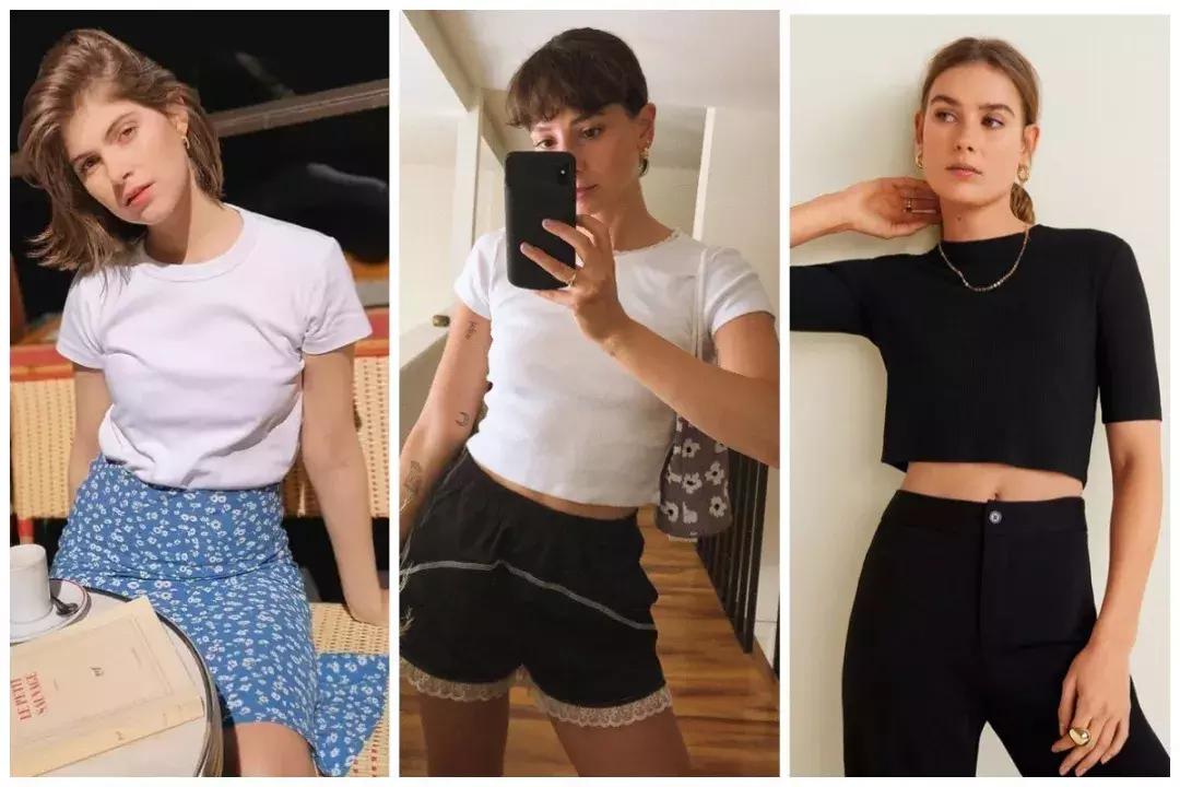 今年流行的明星同款t恤,明星同款时髦休闲t恤