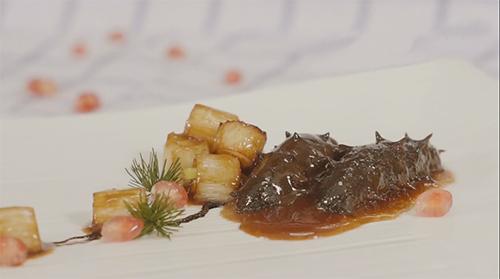 经典名菜葱烧海参冬季进补首选,海参菜谱之葱烧海参做法