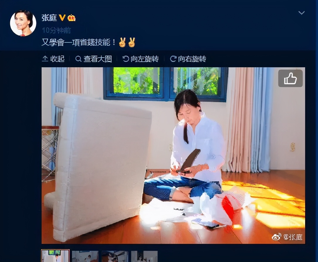 富婆张庭的迷惑行为：身家300亿，日花费不到10元？