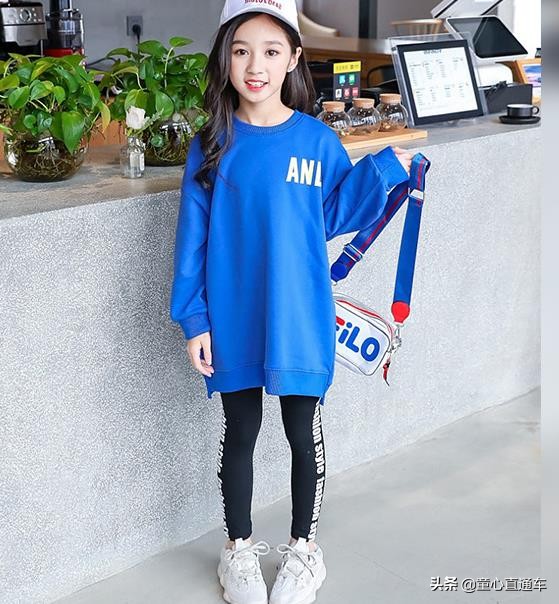 童装韩系风中大童,中大童装8-16岁运动衣
