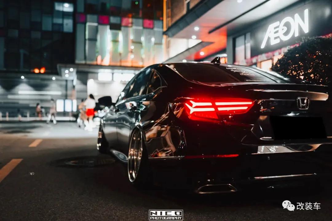 雅阁改装黑武士大包围和低趴,七代雅阁黑武士轮毂