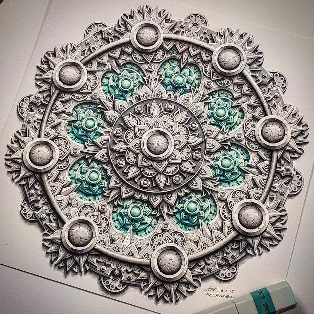 画这种竟能治好抑郁？这些超牛的解压图案，拯救了自杀边缘的男人