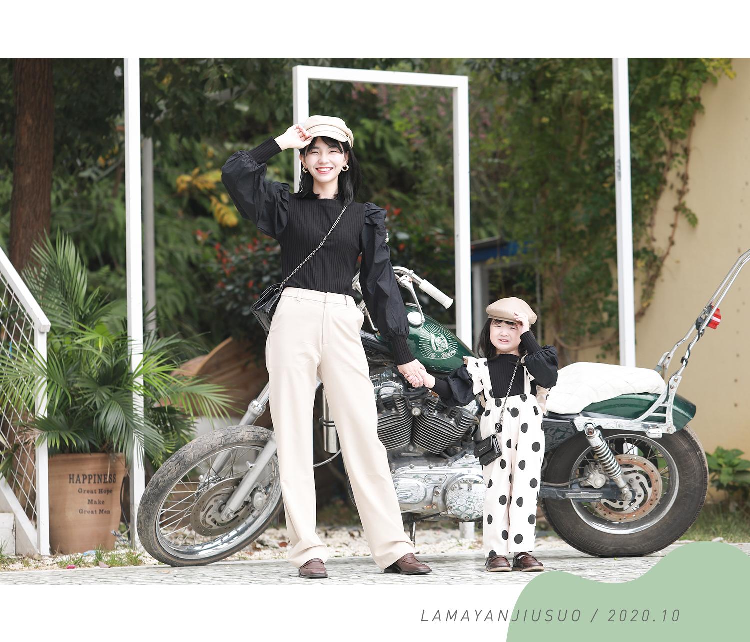 独一无二的亲子装洋气秋天,亲子装新年穿搭显气质