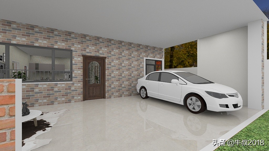 乡村养老别墅带庭院,农村简单养老房小户型设计