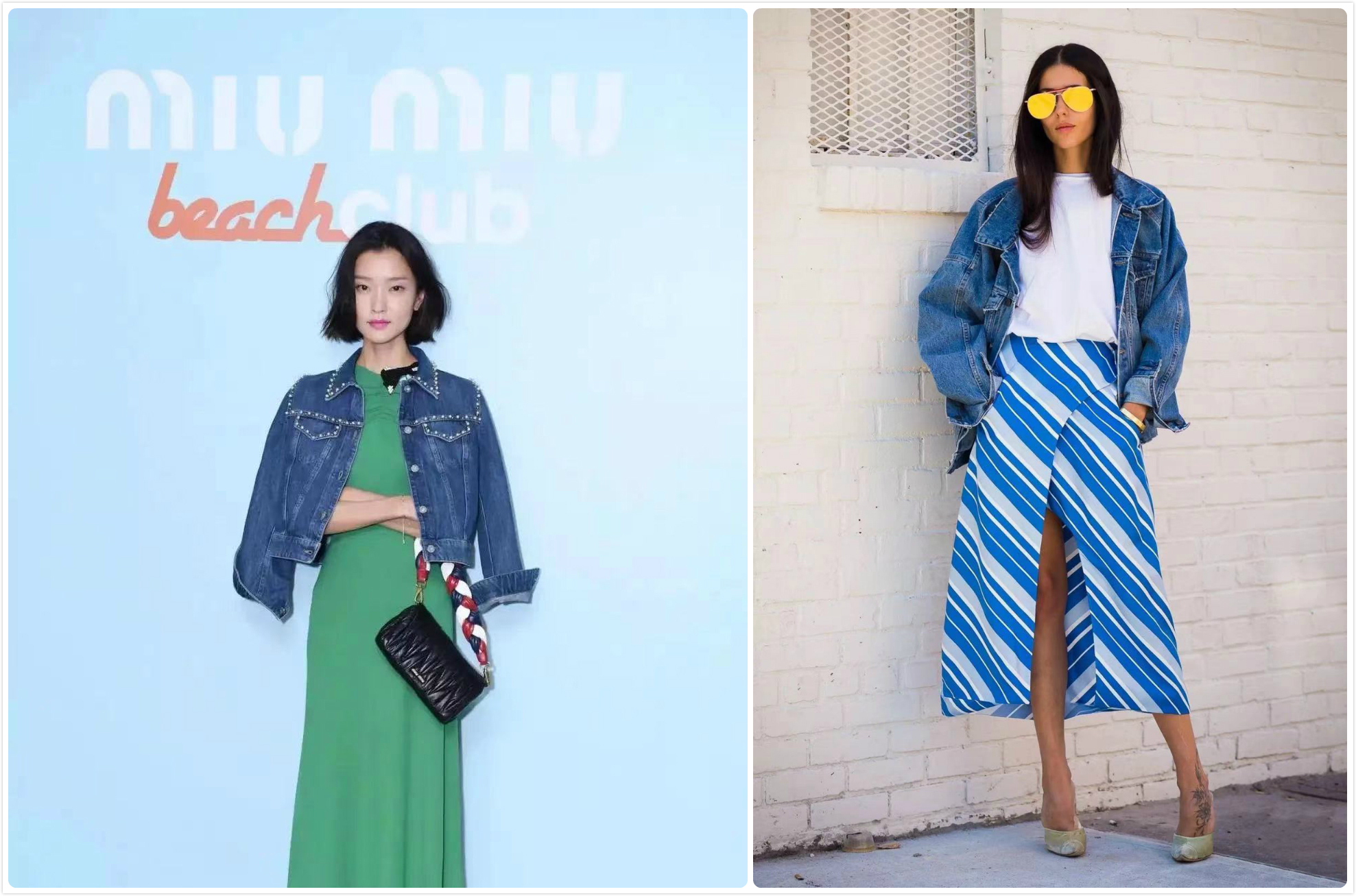 牛仔衣又是春天不可缺少的衣服,冬季牛仔衣的穿搭酷飒