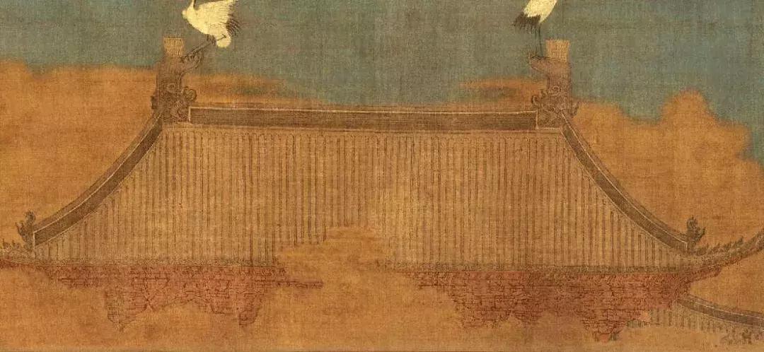 宋徽宗赵佶瘦金体瑞鹤图,宋赵佶瑞鹤图轴