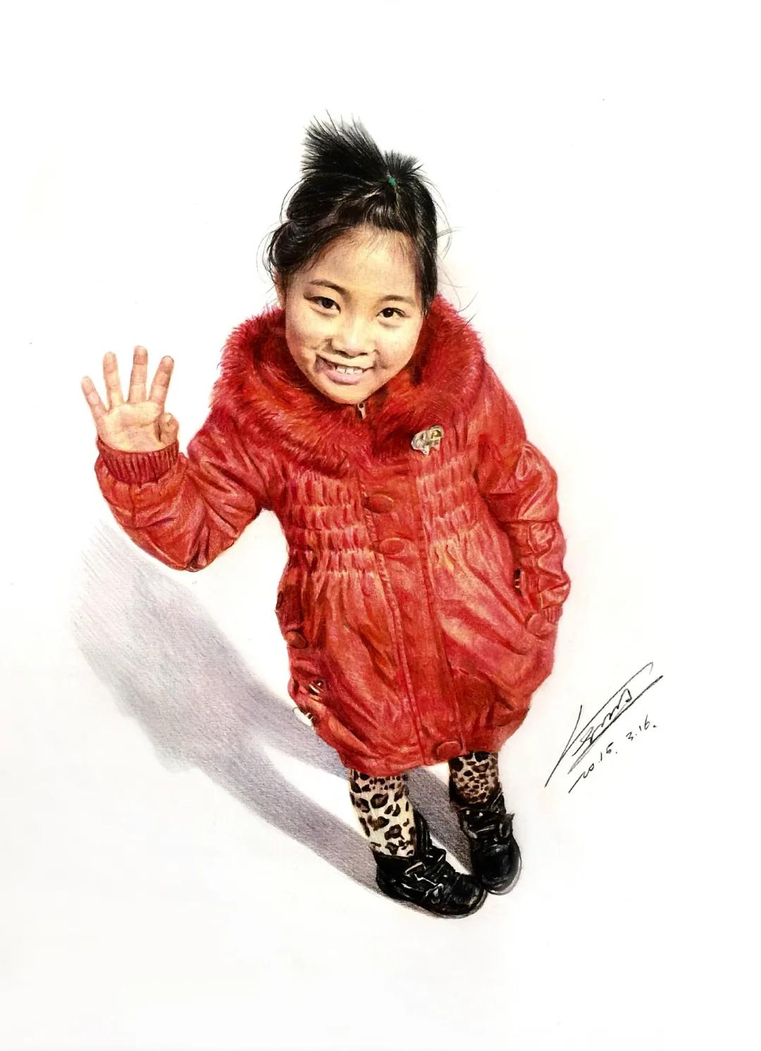 90后小伙用笔画画,九零后小伙靠画肖像漫画走红网络