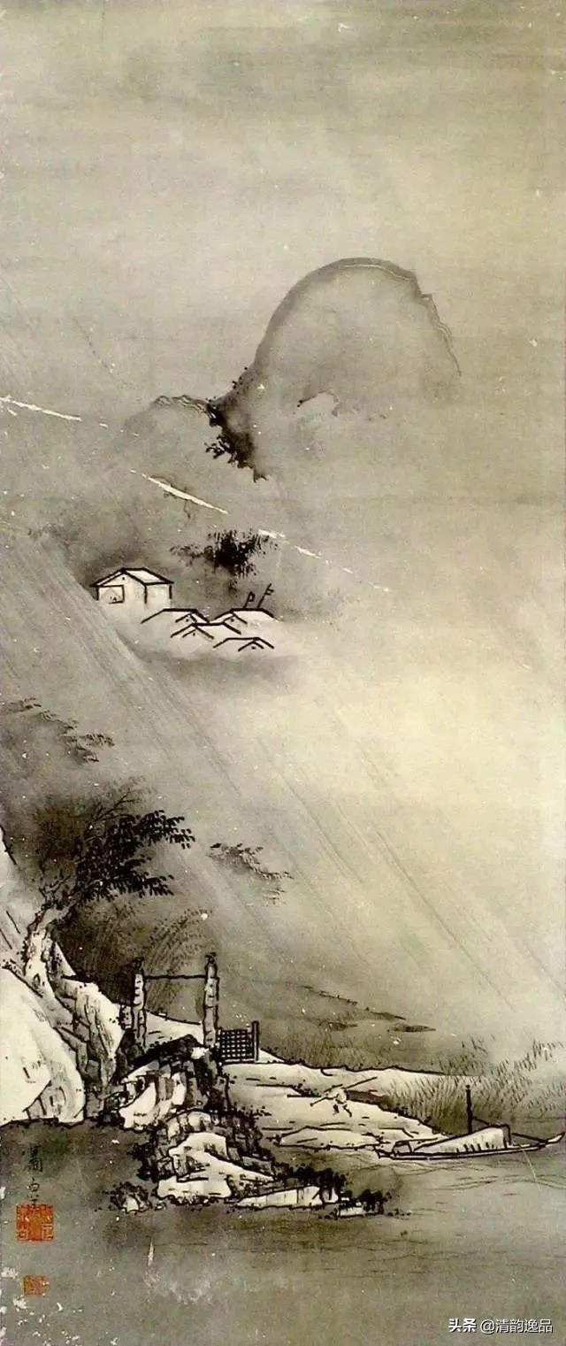 曾我萧白人物,300年前画家