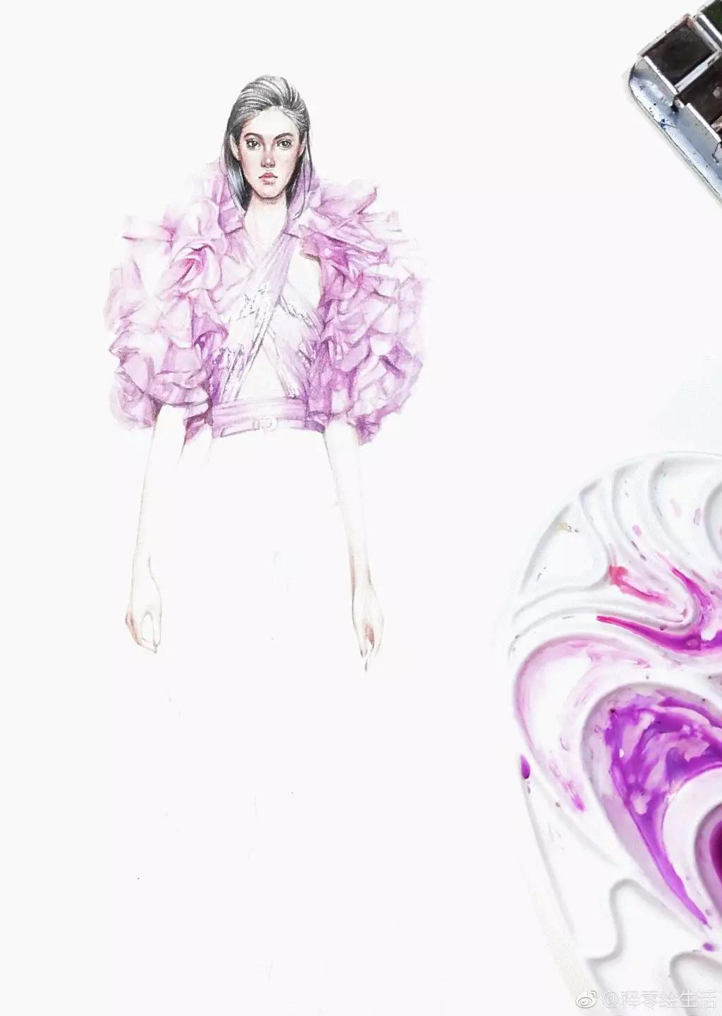 教你画衣服设计图,设计衣服手绘画简单教程整套