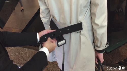 风衣腰带系法让你穿风衣更加帅气,拉高腰线的腰带