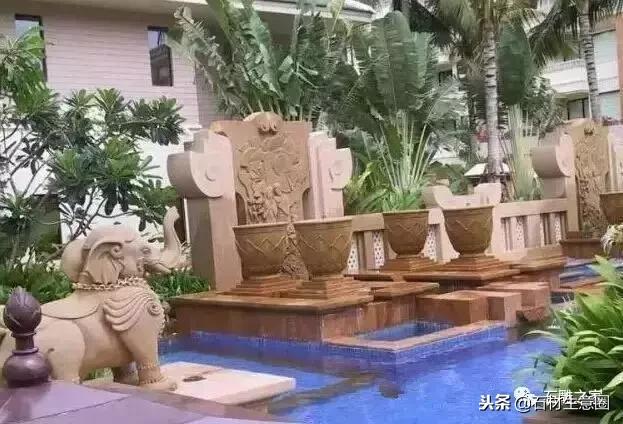 最漂亮的喷泉石雕,精品石雕喷泉花钵设计