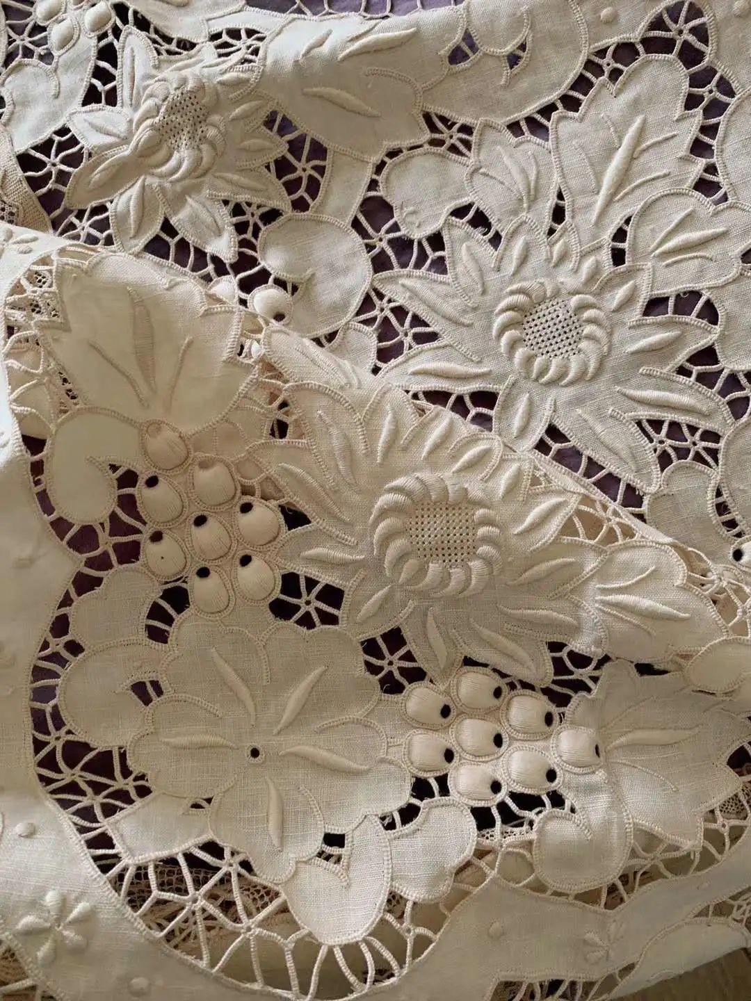 萧山花边手工图片大全,青州非遗纯手工花边