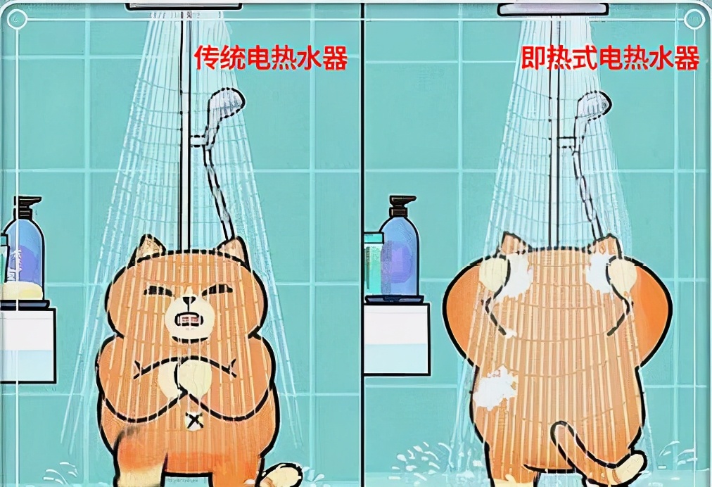 当邻居用上了YORK约克即热式电热水器…