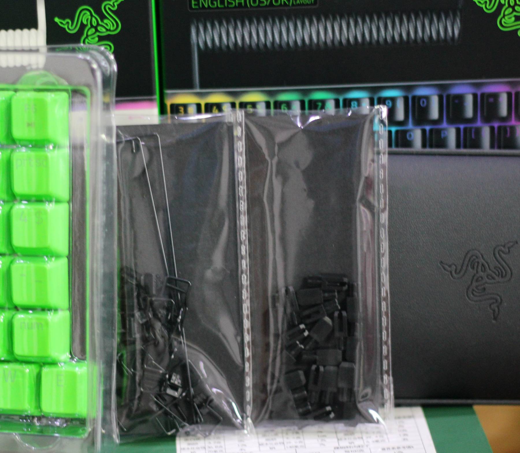 雷蛇键盘高级效果分享,雷蛇单手键盘改造