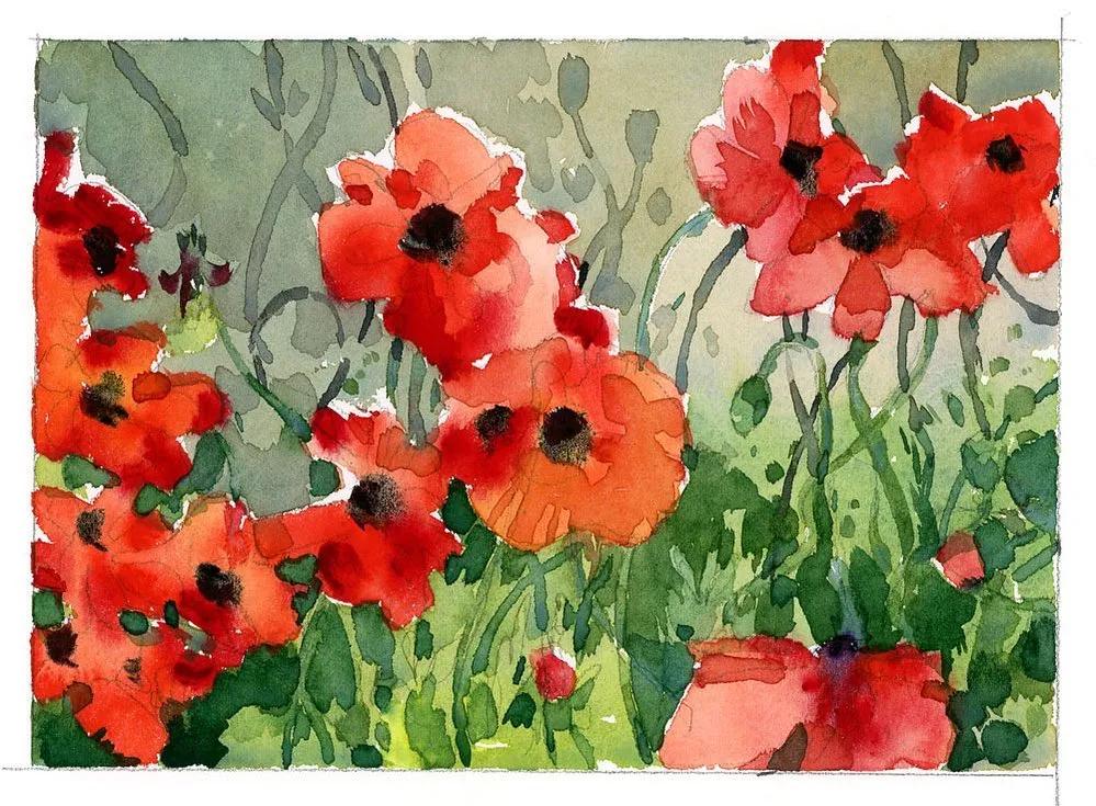 酣畅淋漓的水彩,酣畅淋漓水彩