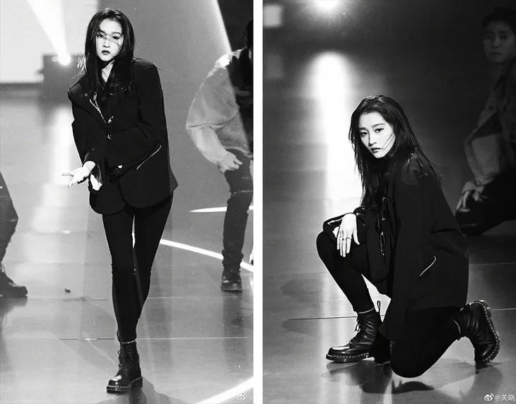 关晓彤同款only紫色小熊羽绒服,only关晓彤同款针织连衣裙