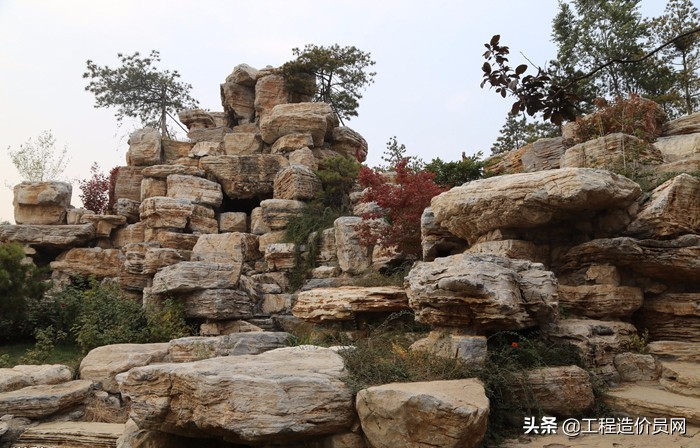 园林假山石施工,园林假山绿化施工的详细流程步骤