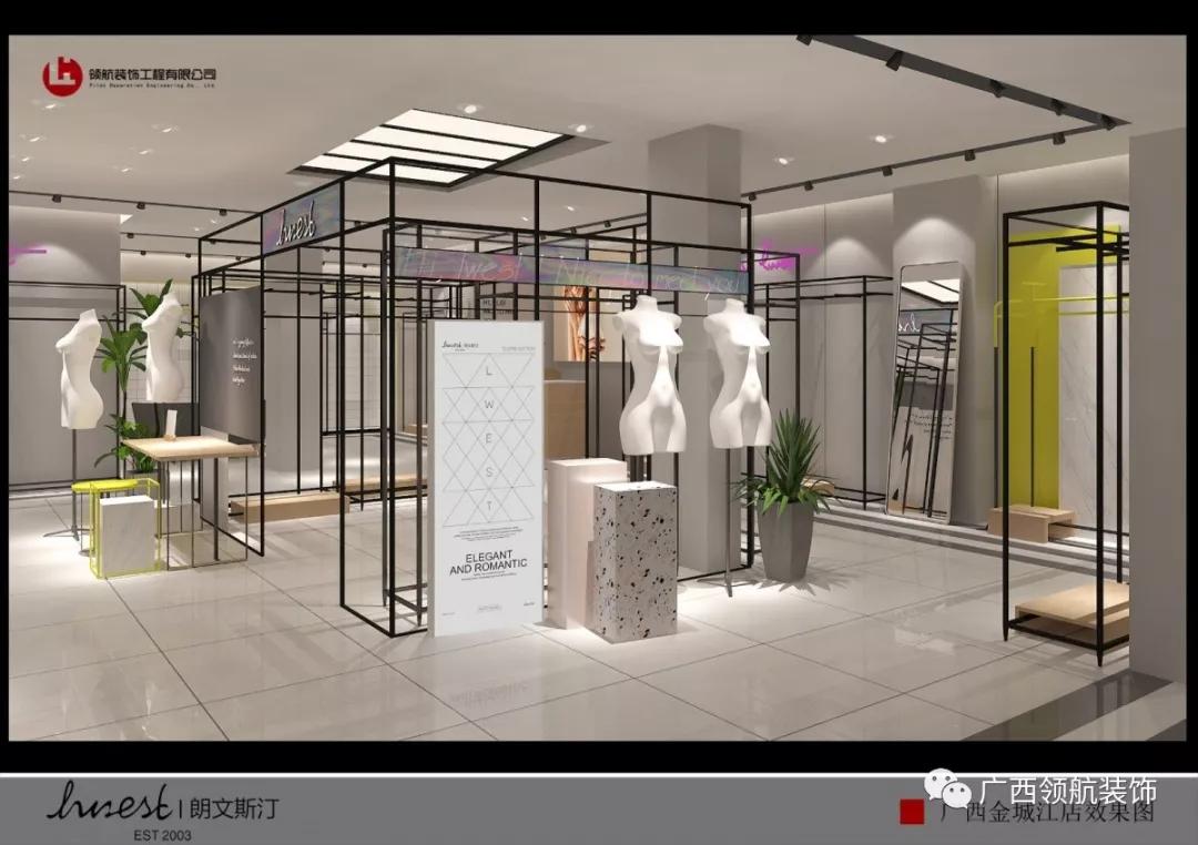 2020女装店轻奢高级灰装修,高级灰女装店装修风格