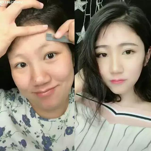 脸大头发卷发际线高怎么化妆,方圆脸脸大戴眼镜怎么化妆好看