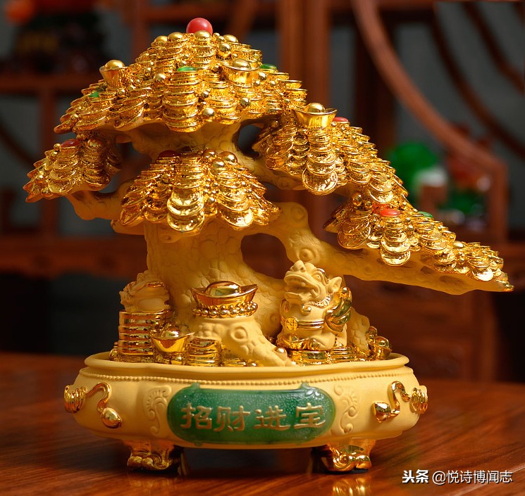 招财纳财的摆件,风水摆件招财带水