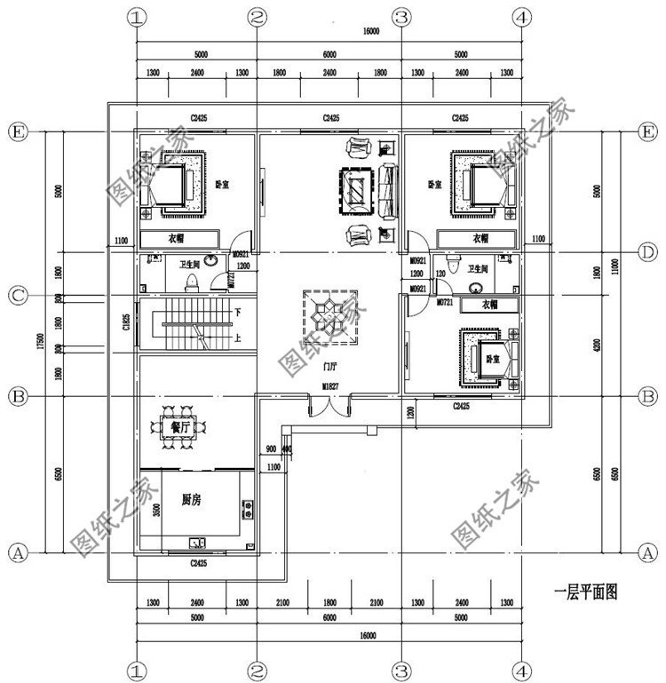 农村自建房七字地形怎么设计,7字型宅基地自建房设计图