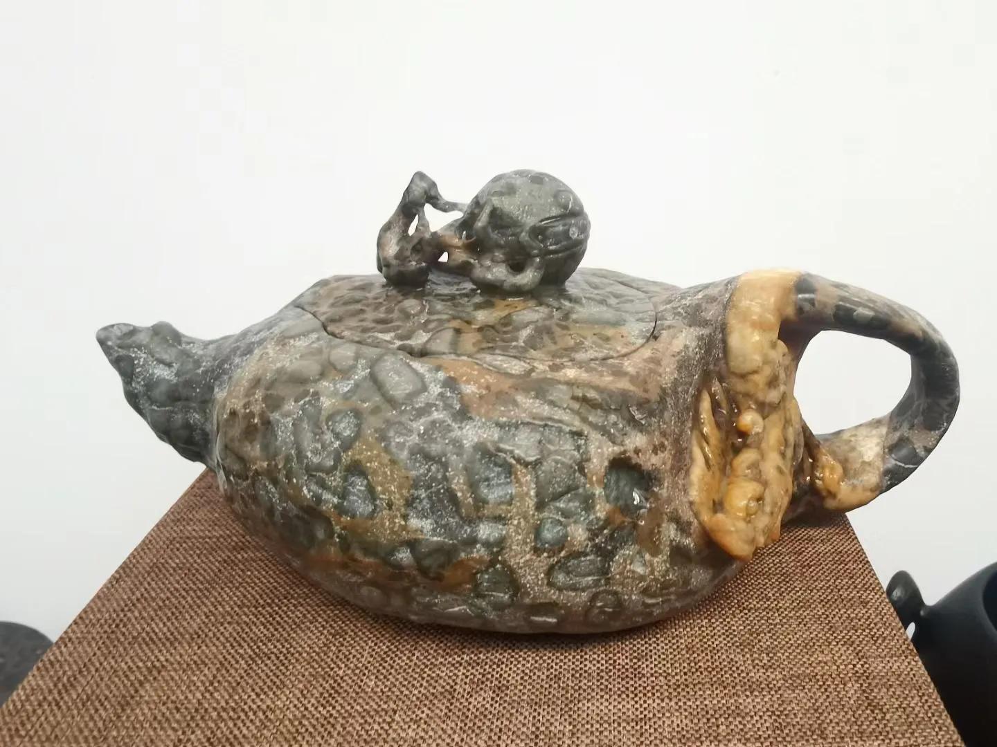 200多块钱的冰碛岩茶壶,品鉴茶壶