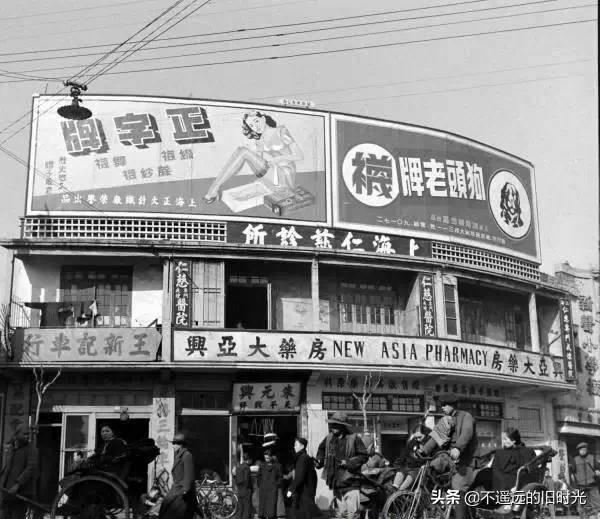 30年代上海的广告照片,回忆90年代街头广告