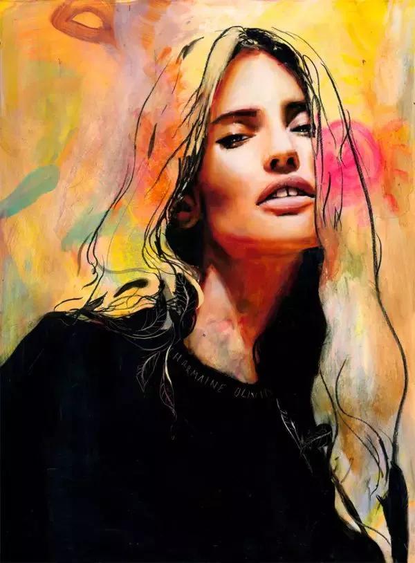 她画出的画惊艳四方,她笔下生辉画风堪比梵高