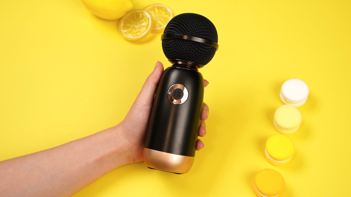 精灵麦克风q3怎么用嗨唱模式,唱吧精灵话筒q3直播唱歌评测