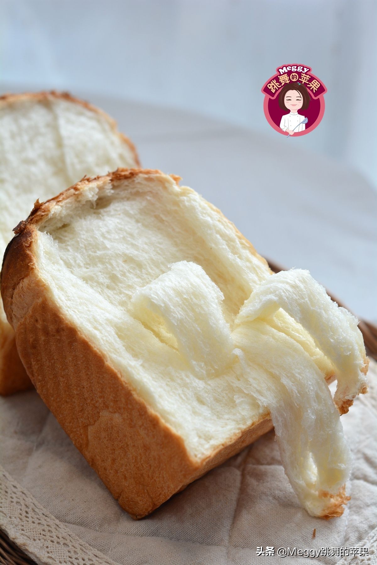 中种超柔软吐司,免揉中筋吐司隔夜冷藏发酵法