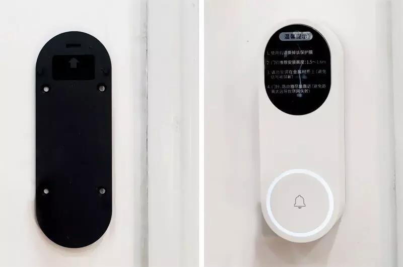 小默智能门铃拆解,小默智能可视门铃如何连接