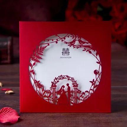 独特大气的婚礼请柬,简单高级婚礼请柬模板