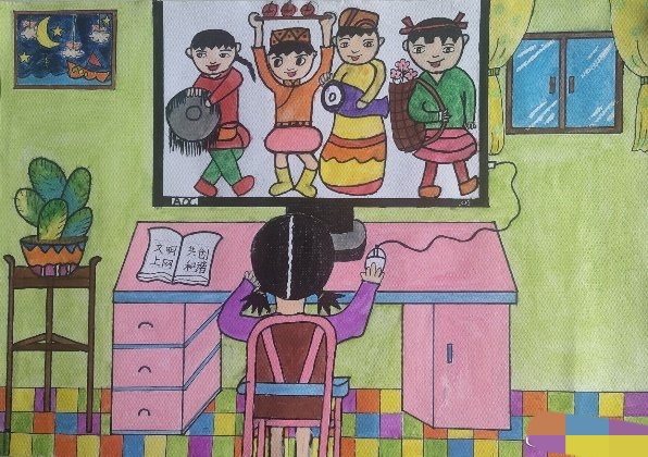 暑假安全主题绘画图片大全,安全教育主题画作品三年级可打印