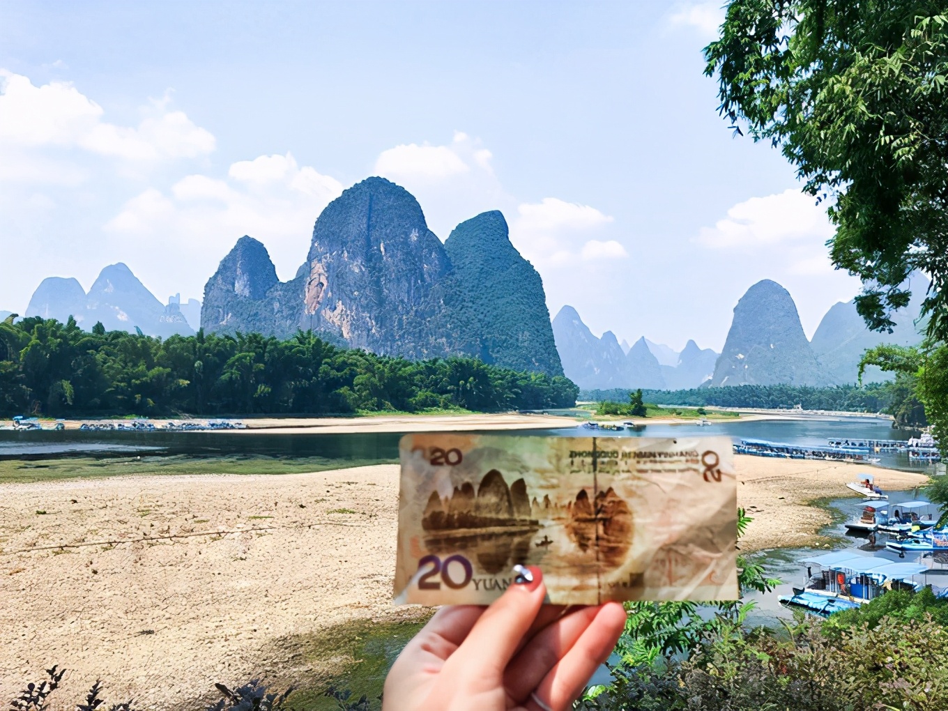 象山风景区全景,象山景区和象鼻山景区的区别