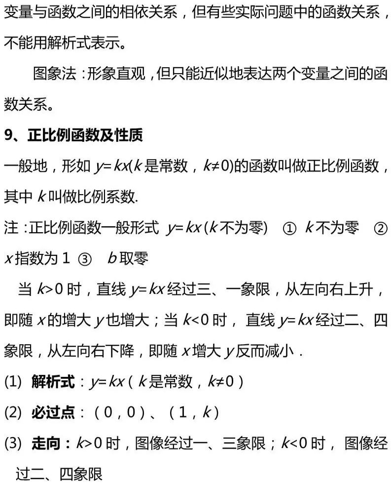 初中数学八年级上册知识点总结,初中数学八年级上知识点归纳大全