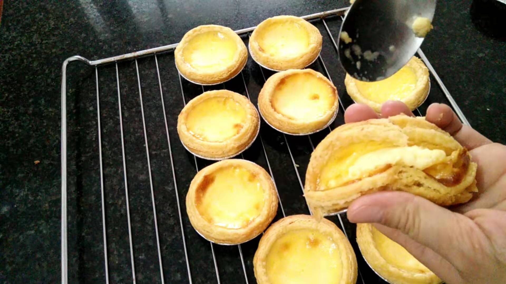 烘焙小白也可以一次成功,比面包店还要好吃的自制蛋挞