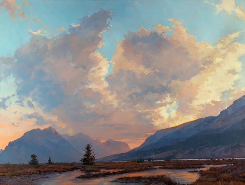 绝美风景油画教程,最灵动的风景油画