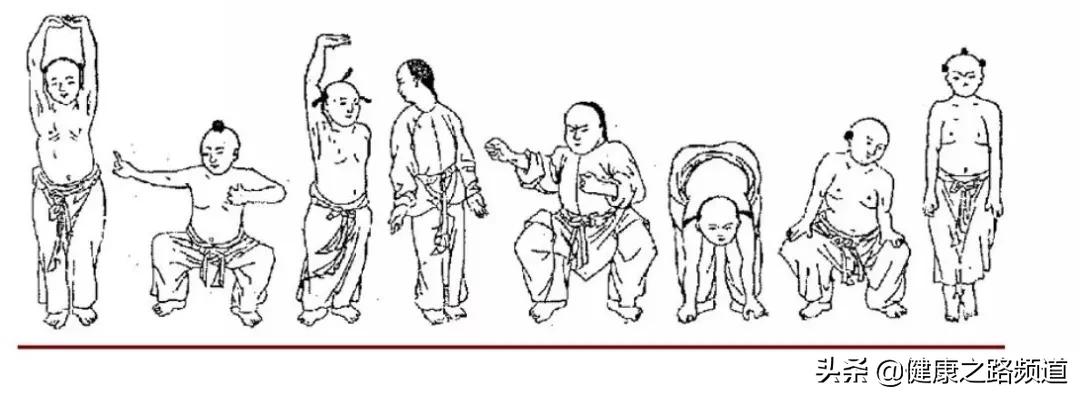 古法养生八段锦的功效,八段锦打通任督二脉经络