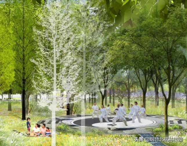 福山区夹河夜景,烟台福山区风景区