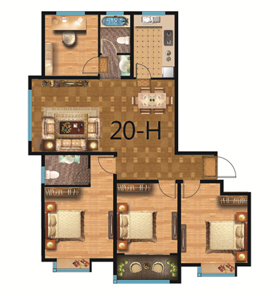 莱芜皇庭港湾阳台,莱芜皇庭港湾168平