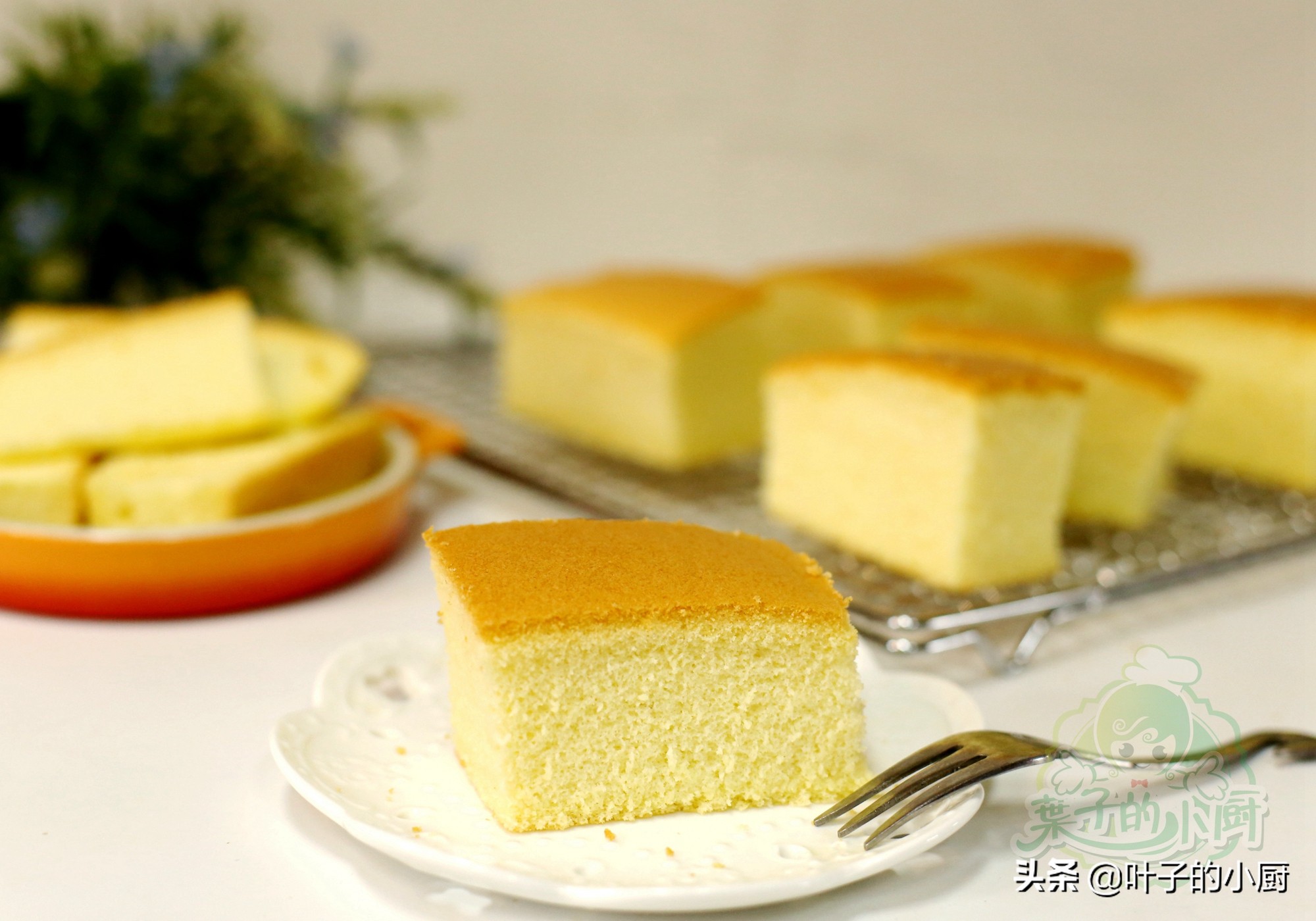 超级简单的蛋糕一学就会只用烤箱,又软又好吃的蛋糕配方