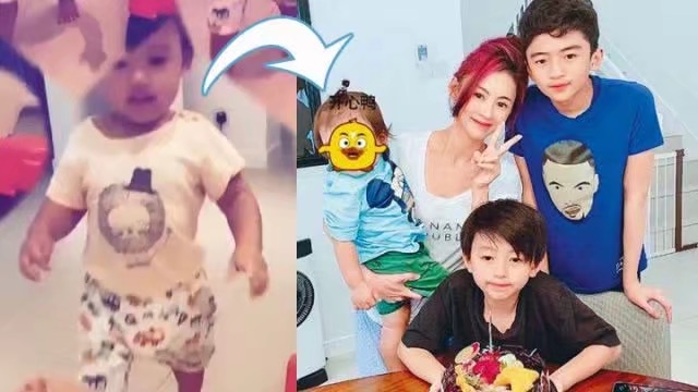 张柏芝三胎模样,张柏芝三胎的样子