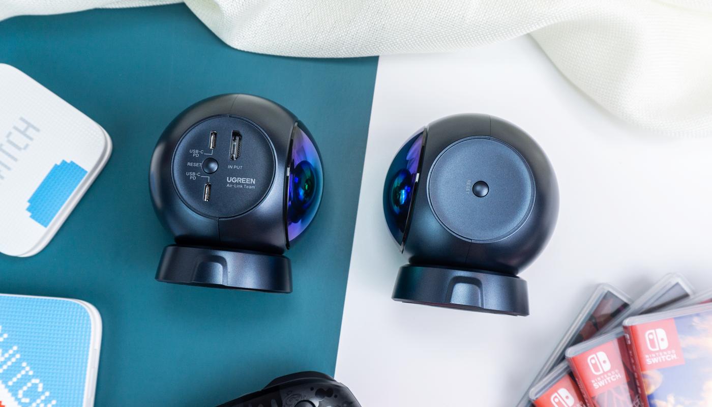 让Switch无线投屏?游戏零延迟的绿联星云瞭望者4K无线投屏器