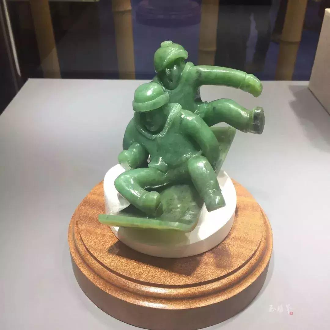 十三届子冈杯玉雕,子冈杯玉雕作品展现场