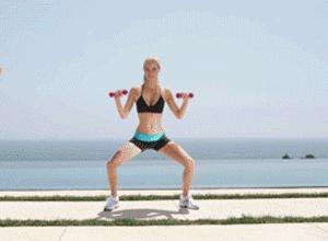 4分钟哑铃tabata训练全身燃脂,使用哑铃6个动作使你练遍全身