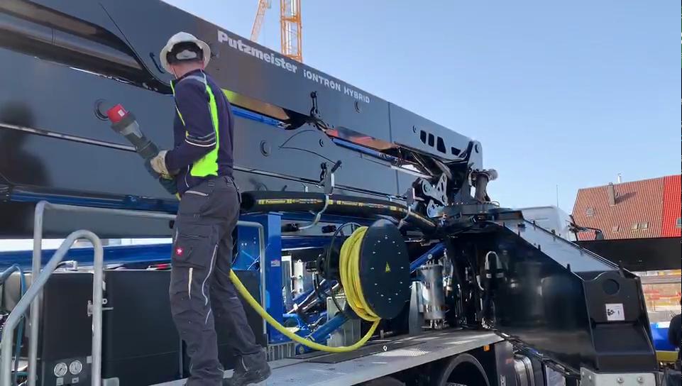 世界公认第一台泵车,全球首台五桥泵车