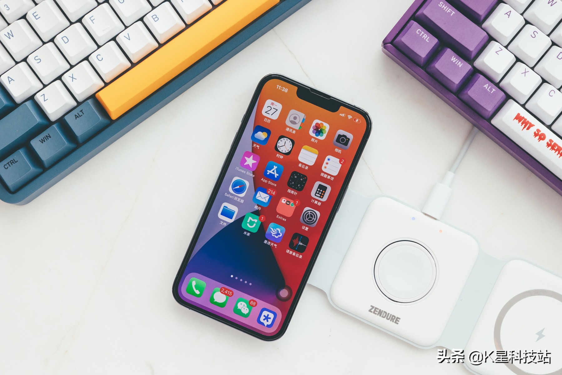 iphone13pro远峰蓝配透明壳,iphone13pro远峰蓝开箱