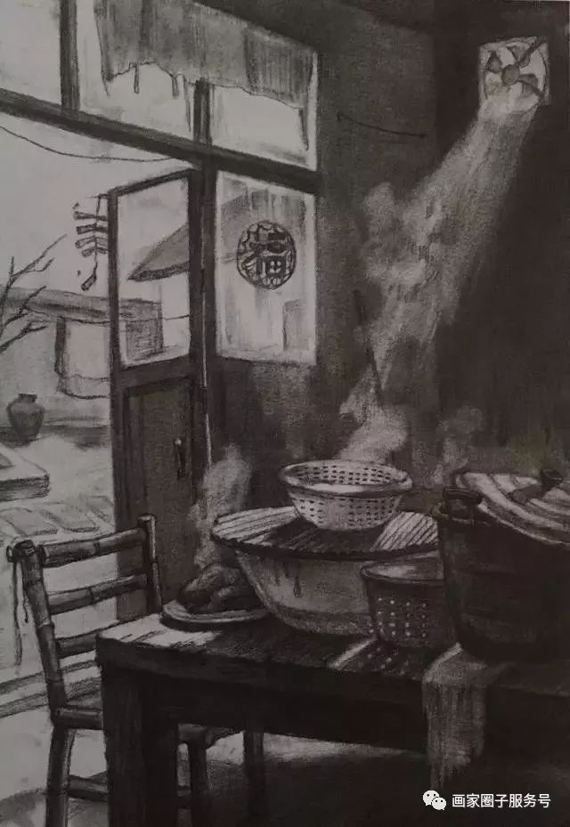 清华大学美术学院设计素描高分卷,清华学生校考素描作品