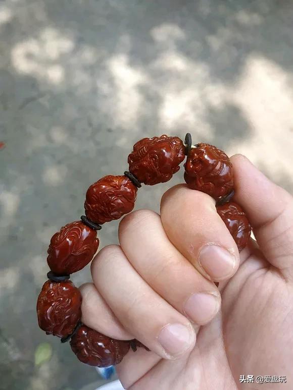 手串多久能盘出玻璃底,老型手串盘红需要多久