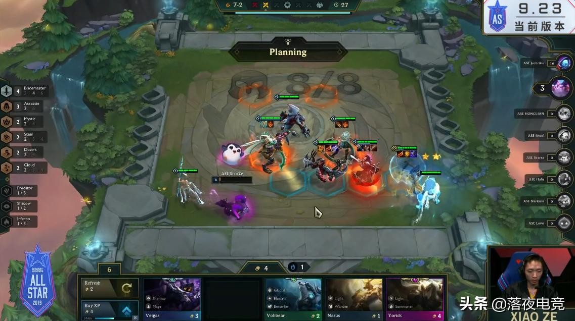 lol云顶之弈现版本最强阵容神超,2019全明星赛云顶之弈